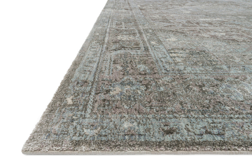 Anastasia Area Rug, Stone/Blue, 13'x18'