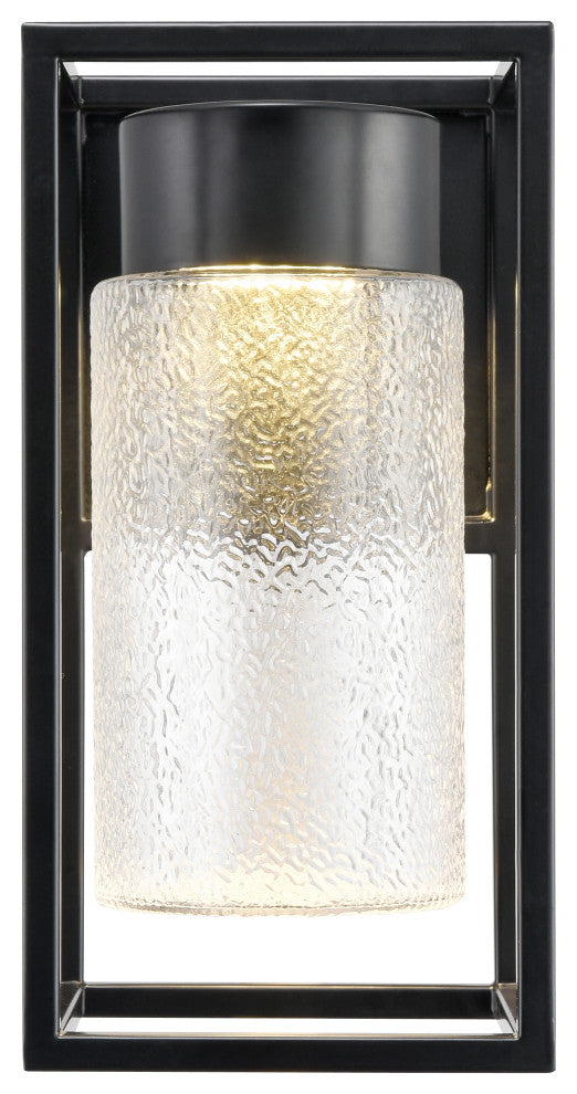 LED Light 5.5 in. Powder Coated Black Outdoor