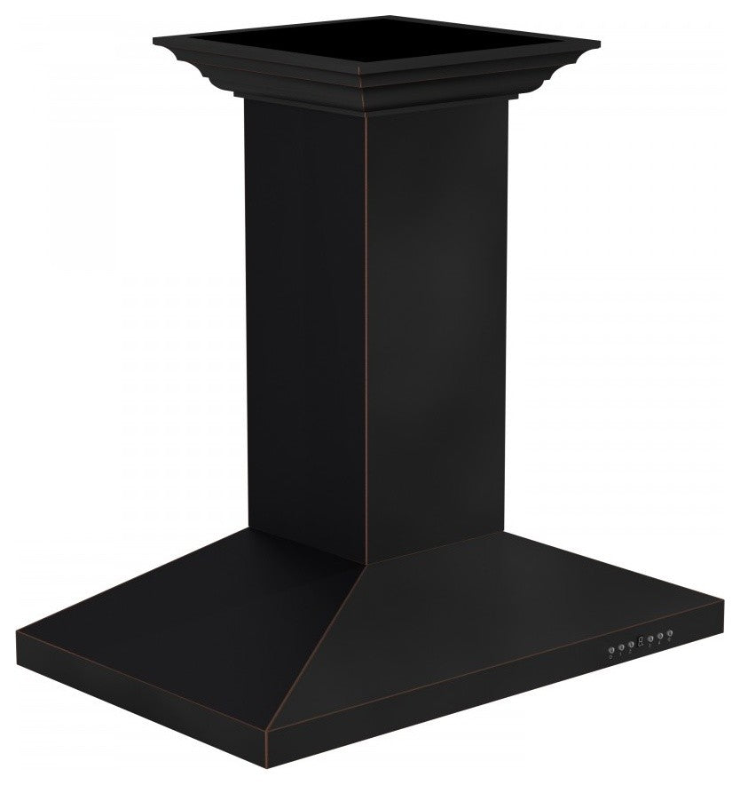 ZLINE 36" Designer Series Oil-Rubbed Bronze Island Mount Range Hood
