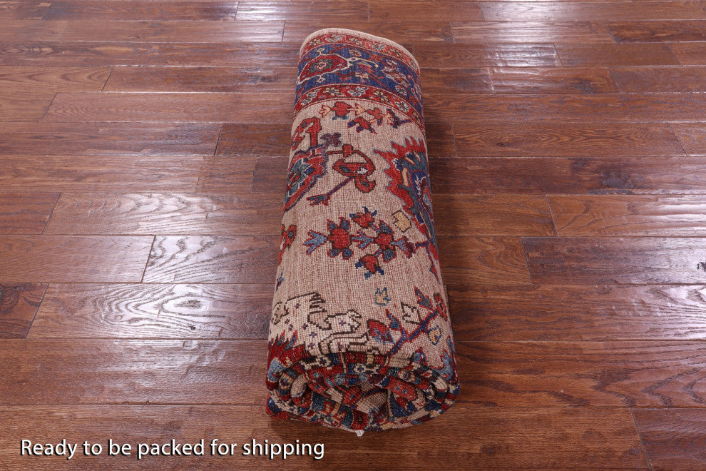 Handmade Persian Fine Serapi Rug 5' 11" X 9' 5" - Q12664