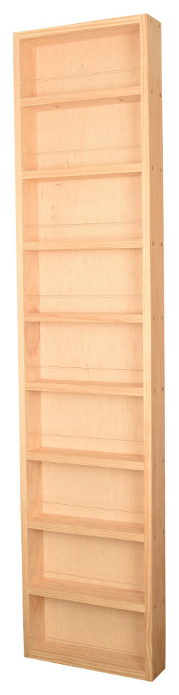 Meadow Unfinished On the Wall Spice Rack 62"h x 11"w x 2.5"d