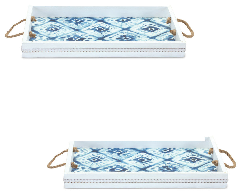 Wooden Tray, 2-Piece Set