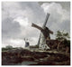 "Landscape with Windmills Near Haarlem" Print by Jacob Van Ruisdael, 32"x30"