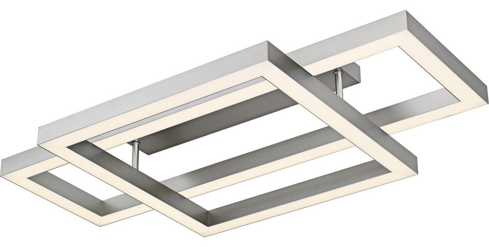 Lawless LED Semi-Flush Mount in Painted Brushed Nickel