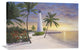 "Lighthouse - Key Biscayne" Stretched Canvas Giclee by Diane Romanello, 30"x20"