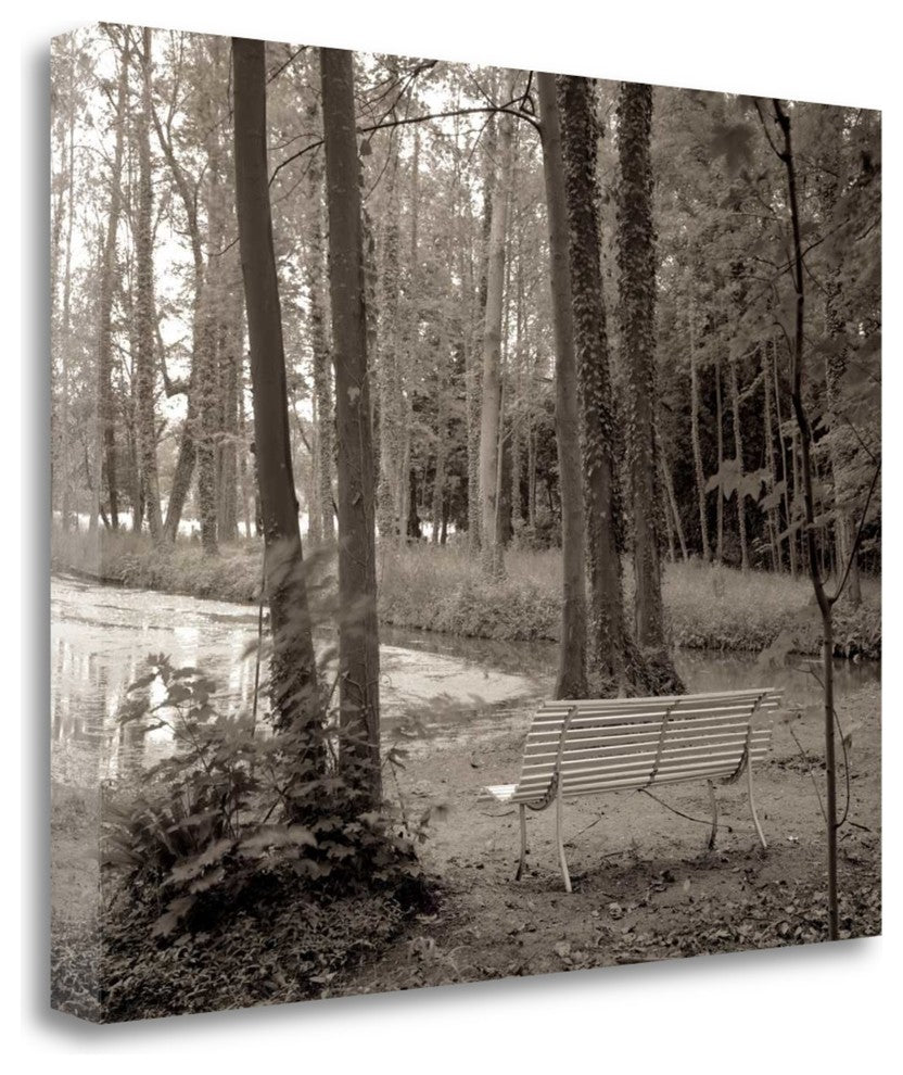 "Banc De Jardin - 84" By Alan Blaustein, Giclee Print on Gallery Wrap Canvas