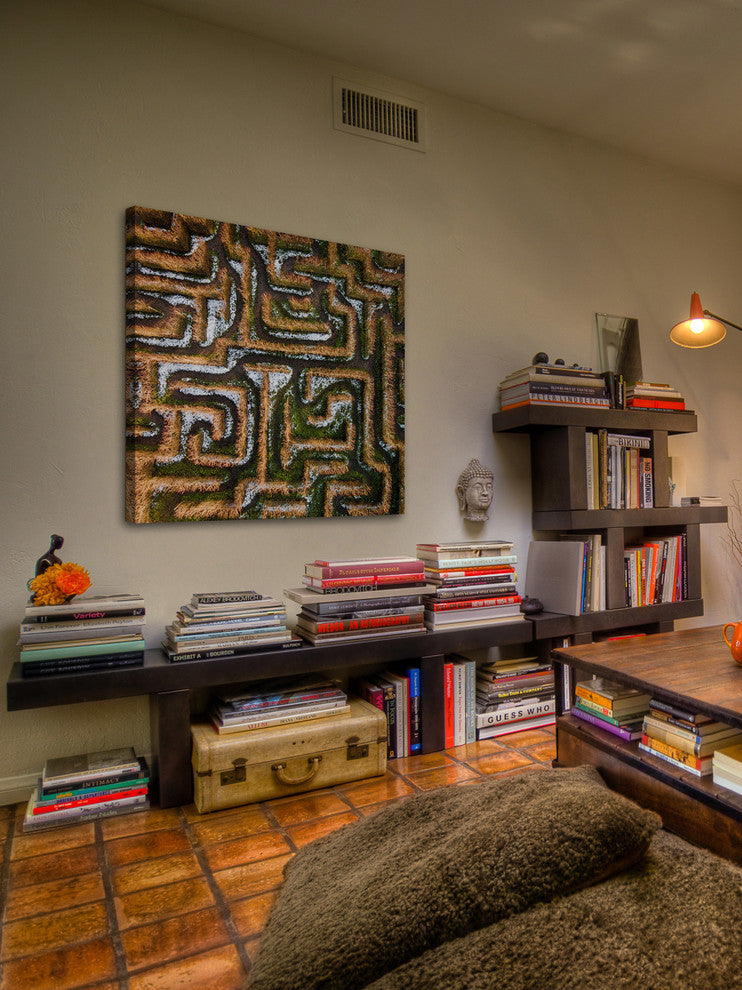 "Earth Maze" Print on Canvas by Karolis Janulis