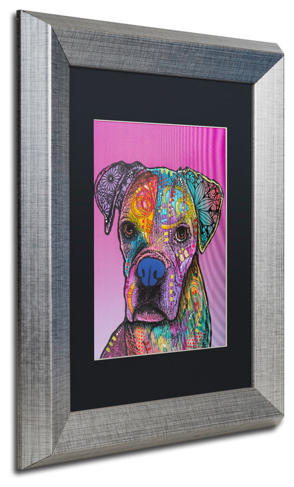Dean Russo ''Gertie Custom 1'' Matted Framed Art, Silver Frame, Black Mat, 11x14