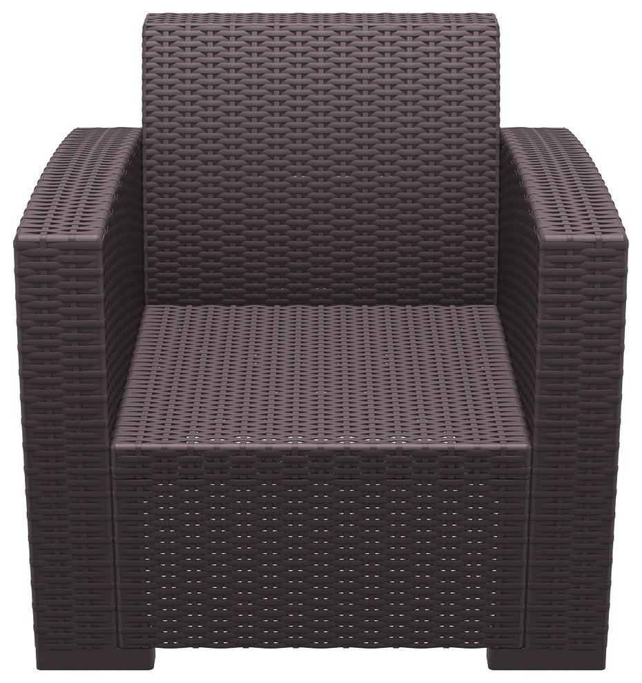 Compamia Monaco Patio Club Chair, Brown