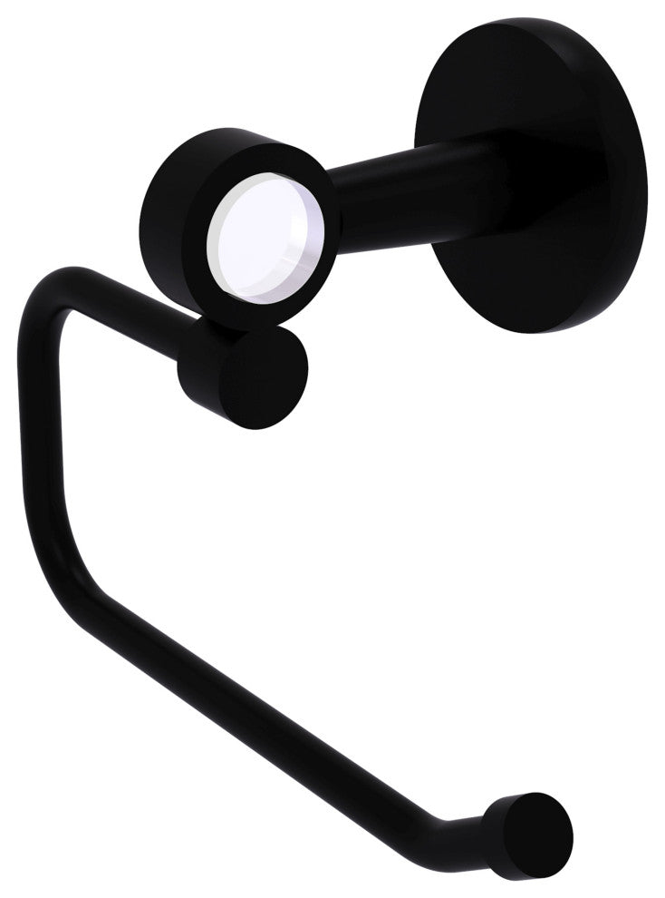 Clearview European Style Toilet Tissue Holder, Matte Black