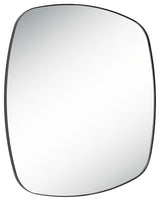 Sparti Iron Wall Mirror, Matte Black
