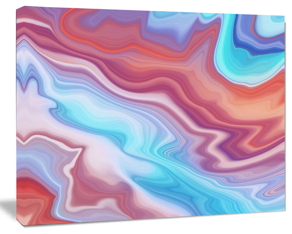 Abstract Marbled Background, Abstract Canvas Wall Art, 20"x12"