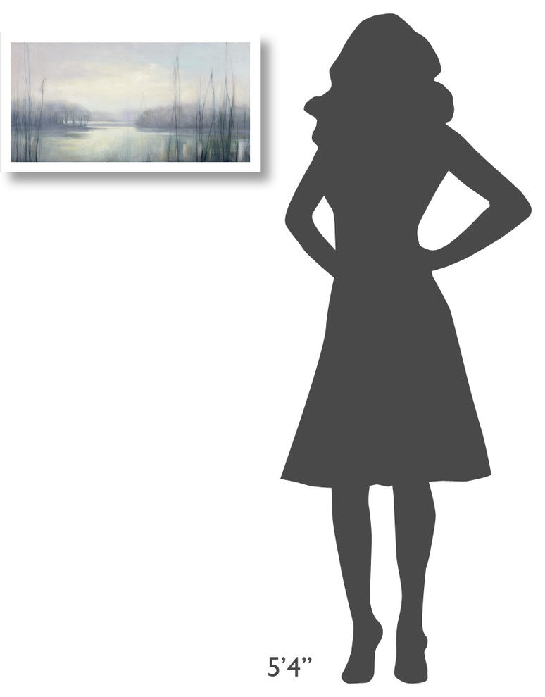 "Misty Memories" Digital Paper Print by Julia Purinton, 26"x14"