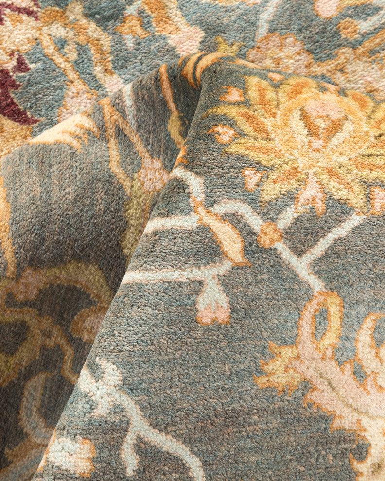 Anna, One-of-a-Kind Hand-Knotted Area Rug Gray, 6'1"x9'1"