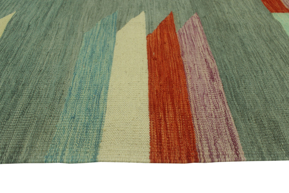 Winchester Kilim Bailey Red/Gray Rug, 6'7x9'10