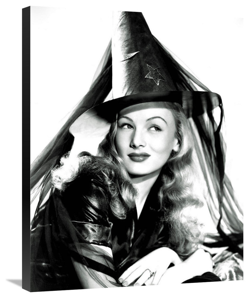 "I Married a Witch - Veronica Lake" Canvas Giclee, 24"x30"