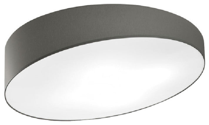 Pank Ceiling Light, Gray and White, 24"