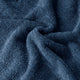 INK+IVY Nova Terry Cotton 630gsm Fringed 6-Piece Towel Set, Navy Blue