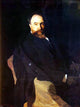 Aureliano De Beruete y Moret Retrato de Beruete por Sorolla Gallery Wrap Canvas