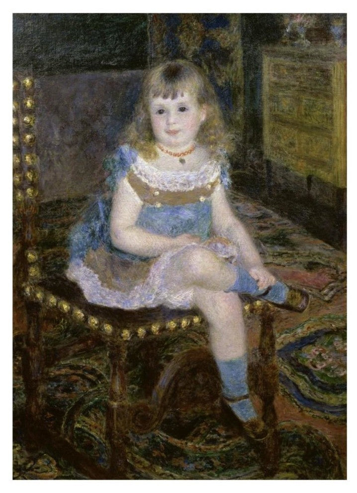 "Miss Georgette Charpentier Seated" Print by Pierre-Auguste Renoir, 24"x32"