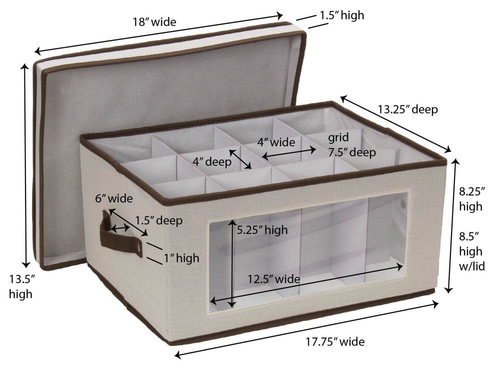 Wine Glass Storage Box