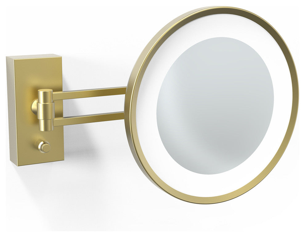 WS 36 Magnifying Makeup Mirror in Matte Gold w/ LED Light
