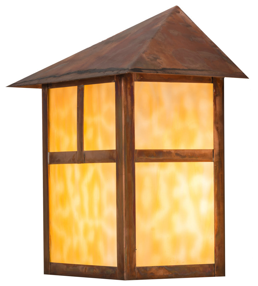 9W Seneca T Mission Wall Sconce