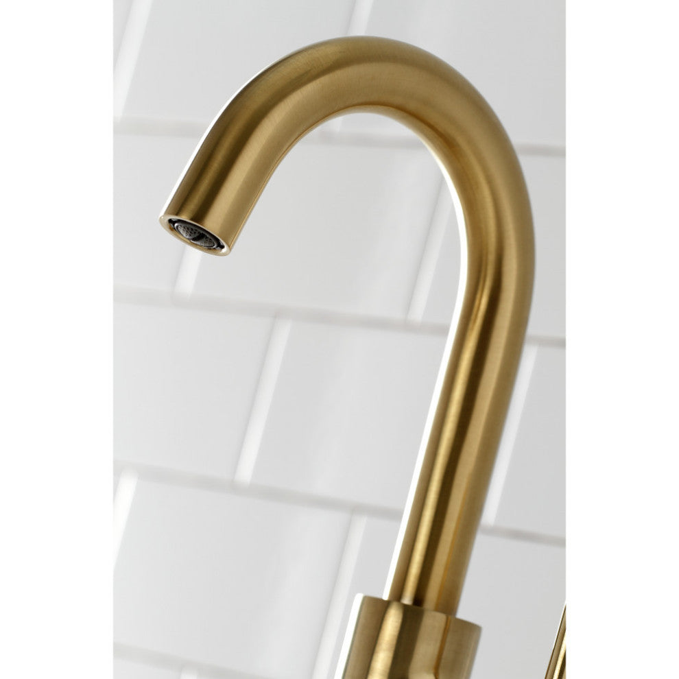 Kingston Brass LS8533DL Concord Single-Handle Bar Faucet, Brushed Brass