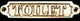 Brass Toilet Plaque