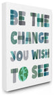 Stupell Industries Be The Change Pastel Letters Kids Word Design, 30"x40"