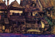 Egon Schiele Houses on the Moldau- Krumau, 18"x27" Wall Decal