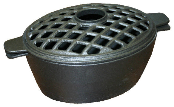 Small Lattice Steamer, Black Matte