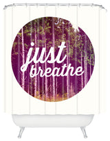 Allyson Johnson Just Breathe A Little Shower Curtain