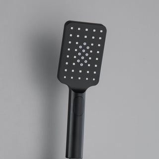 Cube 3 Settings ABS Handheld Shower Head, Matte Black