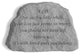 "A Gift for Such a Little While" Garden Stone