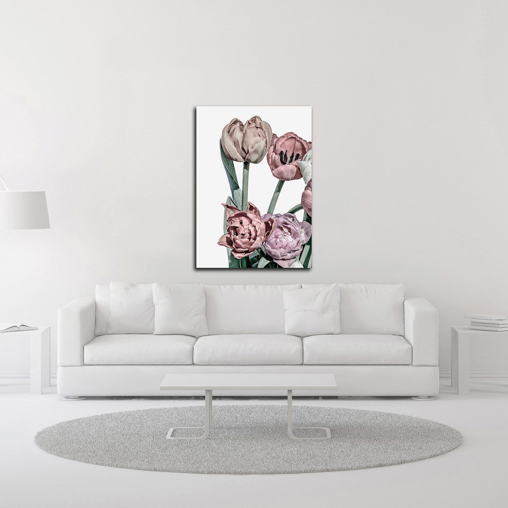 Tulips Bright 2 by Design Fabrikken, Print on Canvas, 30"x42"