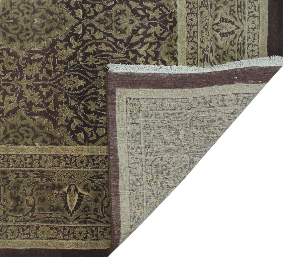 Vegetable Dyed Versailles Bromley Drk. Brown Rug, 9'0x12'0