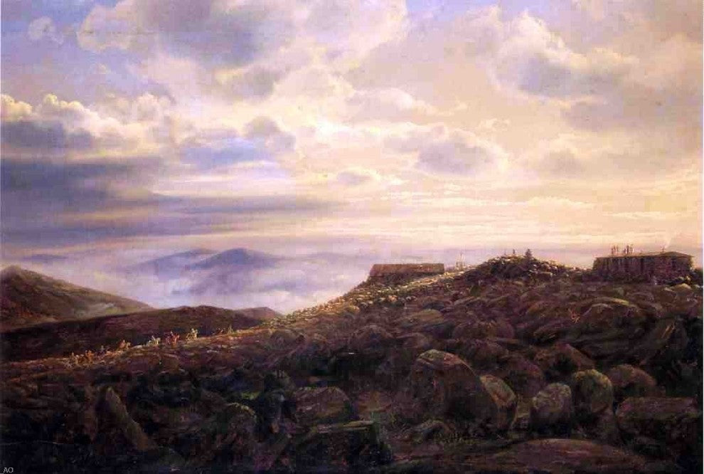 Ferdinand Reichardt Summit House Mount Washington Wall Decal Print