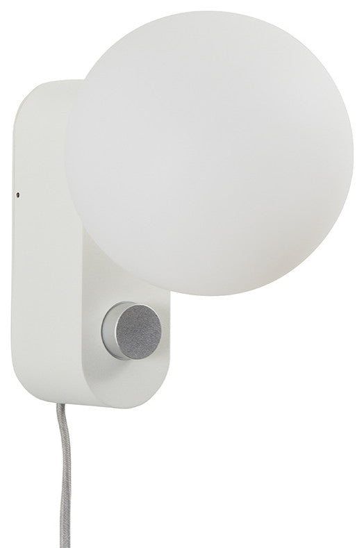 Alumina Table Lamp Chalk With Sphere IV