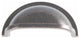 Belwith Hickory 3 " Williamsburg Oil-Rubbed Bronze Cup Cabinet Pull P3055-10B, D