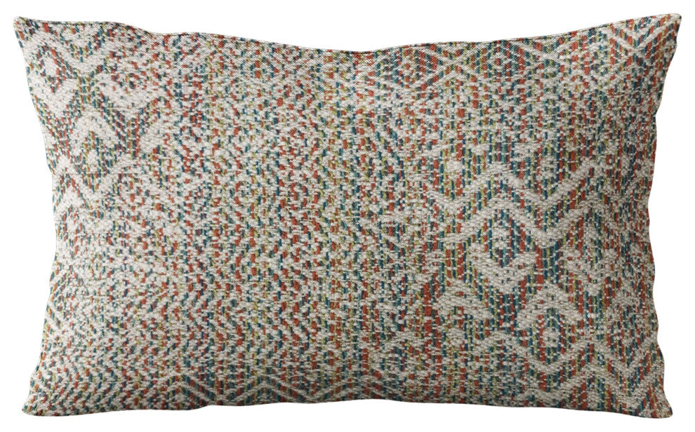 Plutus Multi-Color Fave Abstract Luxury Throw Pillow, 22"x22"