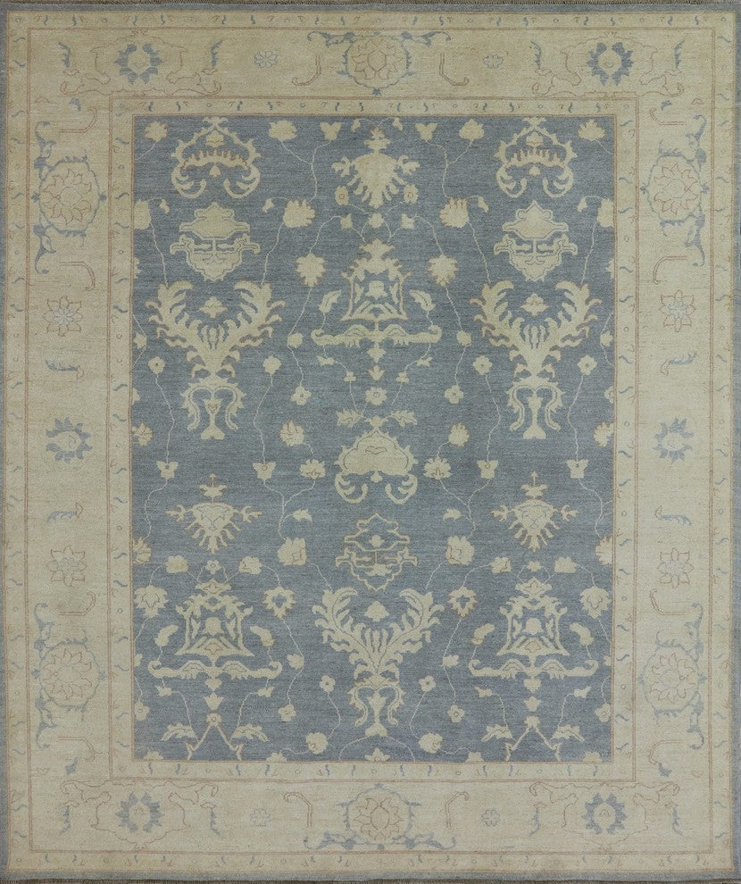 8'x10' Oriental Peshawar Hand Knotted Area Rug, MC554