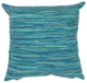 Visions III Broken Stripe Indoor/Outdoor Pillow Aqua 20"x20"