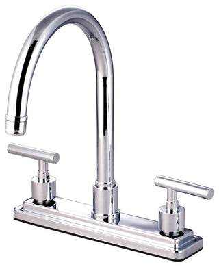 Kingston Brass Centerset Kitchen Faucet, Polished Chrome