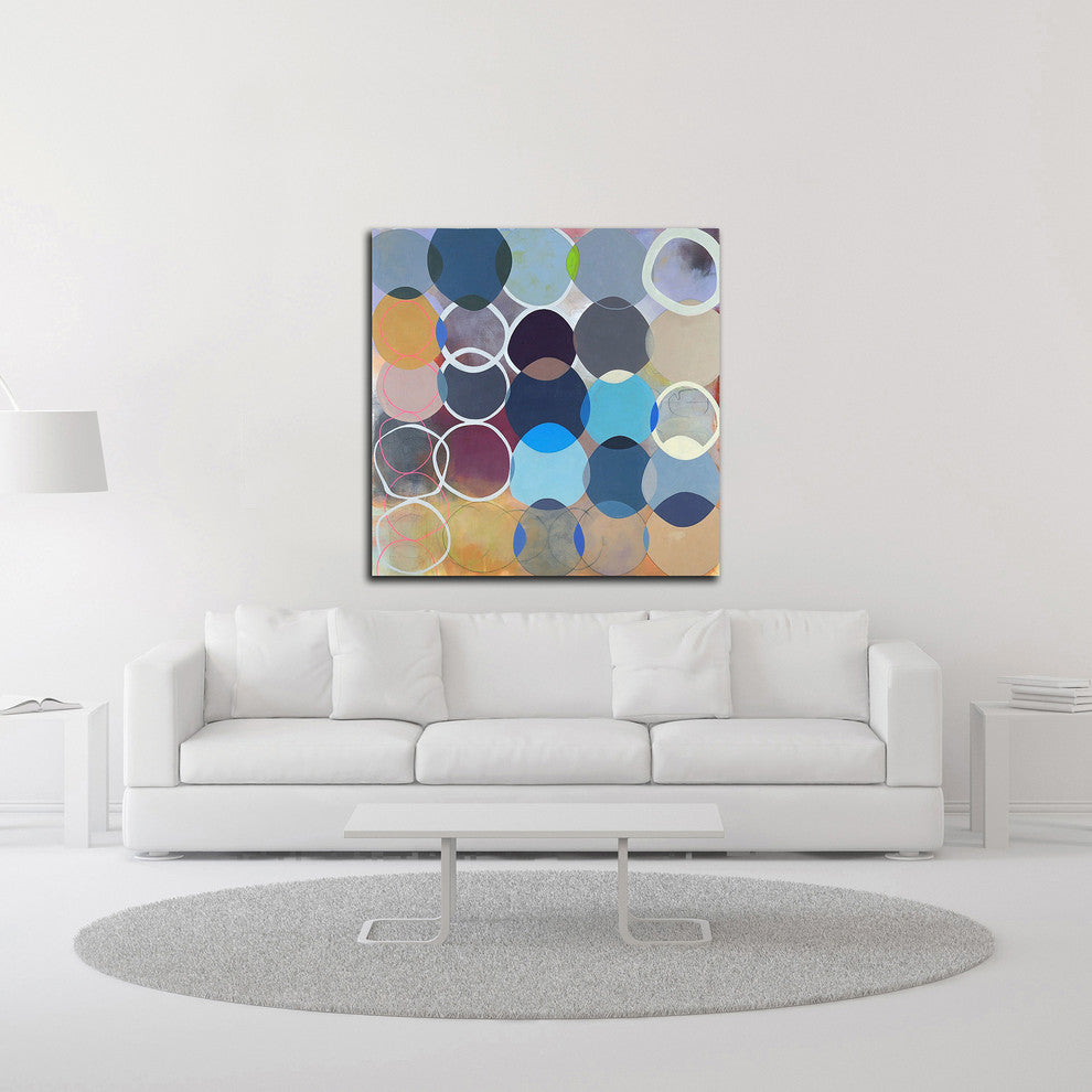 Which Way the World Turns by Naomi Taitz Duffy, Print on Canvas, 30" x 30"