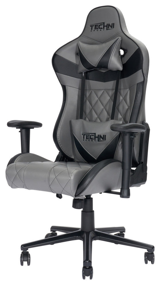 XL Ergonomic Gaming Chair, Gray
