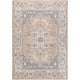 Surya Seattle STA-2308 6'7"x9' Rug, Medium Gray/Khaki/Denim/White
