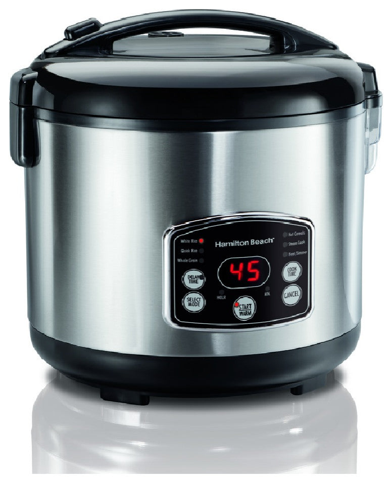 Hamilton Beach 37548 Programmable Rice Cooker, Silver