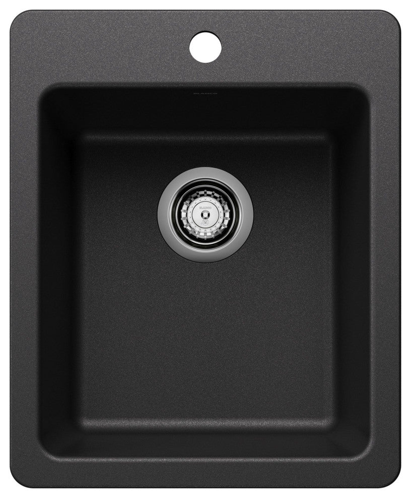 Blanco 443237 Liven 16-3/4" Drop-In/Undermount Single Basin - Anthracite