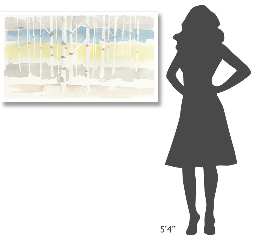 "Springlake Aspens Crop" Digital Paper Print by Avery Tillmon, 46"x27"